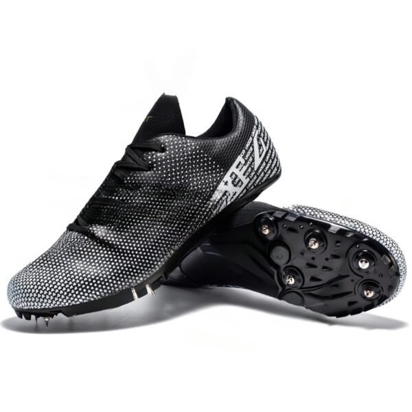 Track Spike Shoe for Men Professional Field and Track Shoes Breathable Running High Jump Racing Shoes
