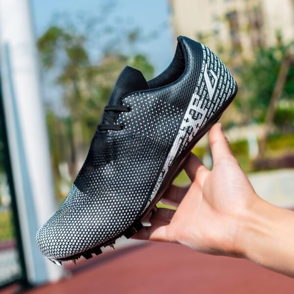 Track Spike Shoe for Men Professional Field and Track Shoes Breathable Running High Jump Racing Shoes