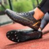 Unisex Track Spikes Running Sprint Shoes Track & Field Shoes for Men Women Kids Cool Racing Running Sneakers
