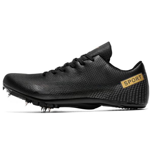 1 Men's Track Spike Shoes Lightweight Breathable Running Sneakers for Distance Sprinting Athletic Training Jumping Track and Field Suitable for Women and Girls
