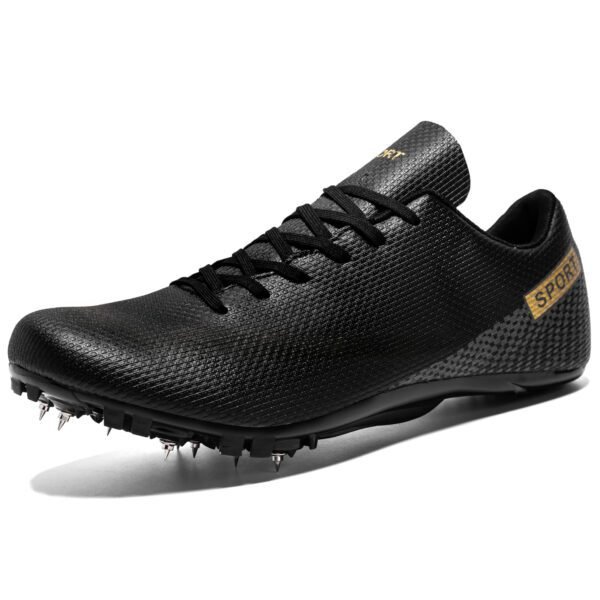 2 Men's Track Spike Shoes Lightweight Breathable Running Sneakers for Distance Sprinting Athletic Training Jumping Track and Field Suitable for Women and Girls