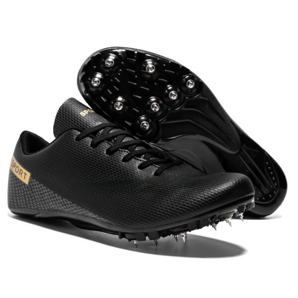 4 Men's Track Spike Shoes Lightweight Breathable Running Sneakers for Distance Sprinting Athletic Training Jumping Track and Field Suitable for Women and Girls