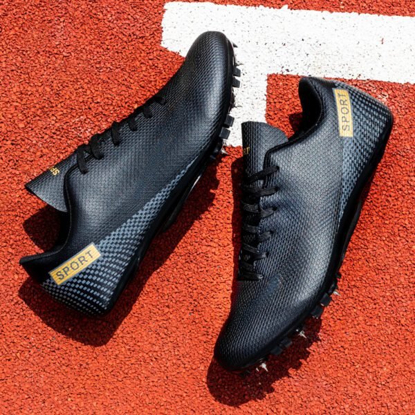 8 Men's Track Spike Shoes Lightweight Breathable Running Sneakers for Distance Sprinting Athletic Training Jumping Track and Field Suitable for Women and Girls