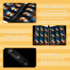 UVCDE 9 Pocket Card Binder, 900 Pockets Trading Card Album with Zipper, 50 Pages Double-Sided Storage, 3-Ring Card Holder for Sports & Game Cards, Perfect Gift