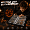 UVCDE 9-Pocket Card Binder with Sleeves - Premium TCG Trading Card Storage Album, Zippered Holder Holds Up to 900 Cards, Perfect for Organizing and Displaying Trading Cards